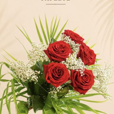 Bouquet de rose Tendrement