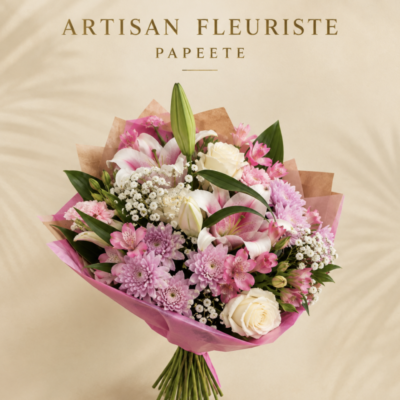 Bouquet rose pastel